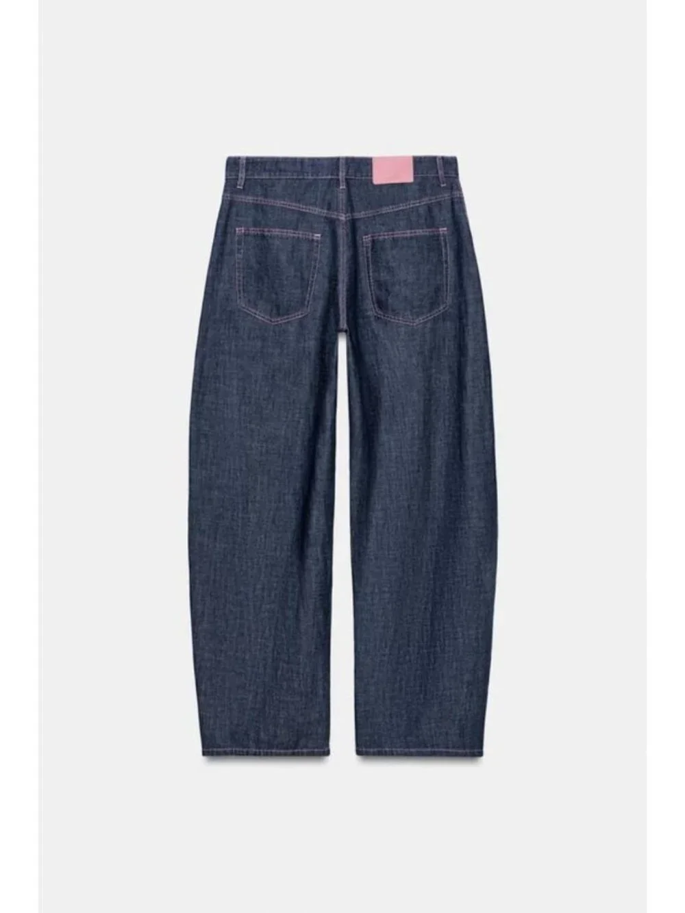 ZARA LINEN BARREL PANTS